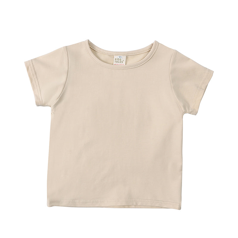 T-shirt bébé et enfant à manches longues en viscose de bambou