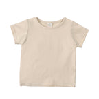 T-shirt bébé et enfant à manches longues en viscose de bambou
