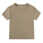 T-shirt bébé et enfant à manches courtes en coton