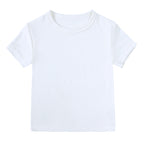 T-shirt bébé et enfant à manches courtes en coton