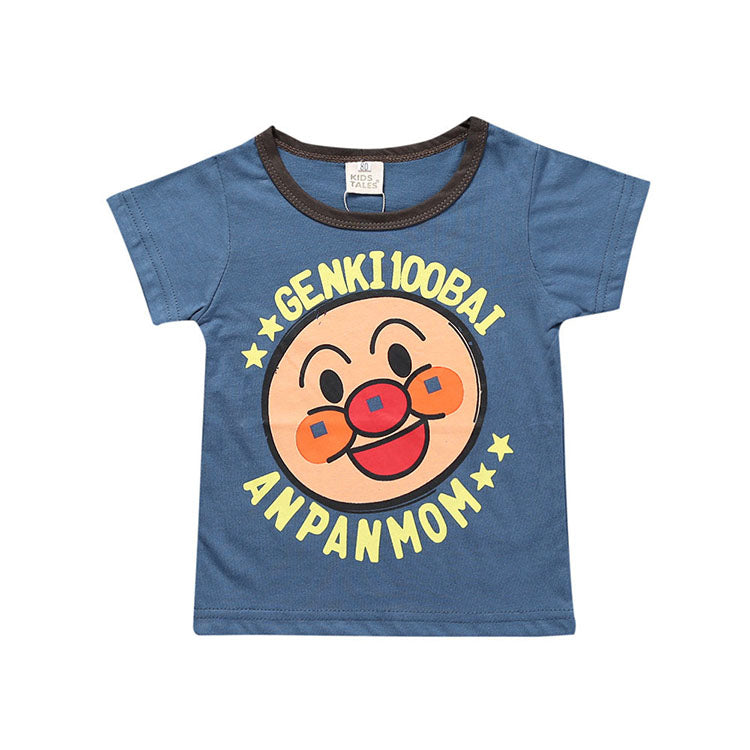 T-shirt bébé et enfant à manches courtes imprimé en coton