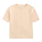 T-shirt bébé et enfant à manches courtes en coton