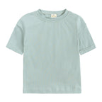 T-shirt bébé et enfant à manches courtes en coton