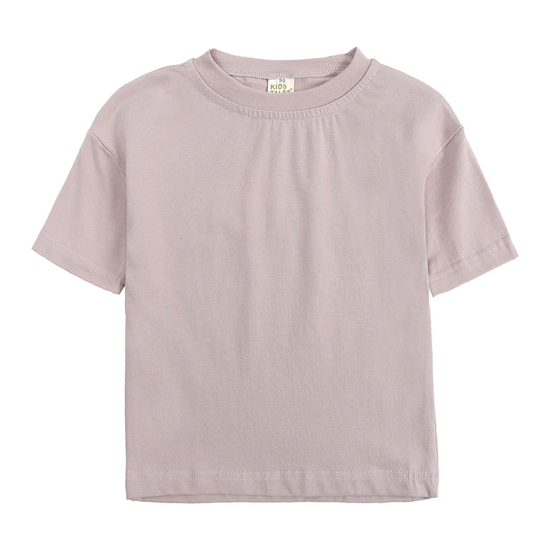 T-shirt bébé et enfant à manches courtes en coton