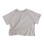 Cotton short-sleeved raglan baby and children's T-shirt