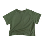Cotton short-sleeved raglan baby and children's T-shirt